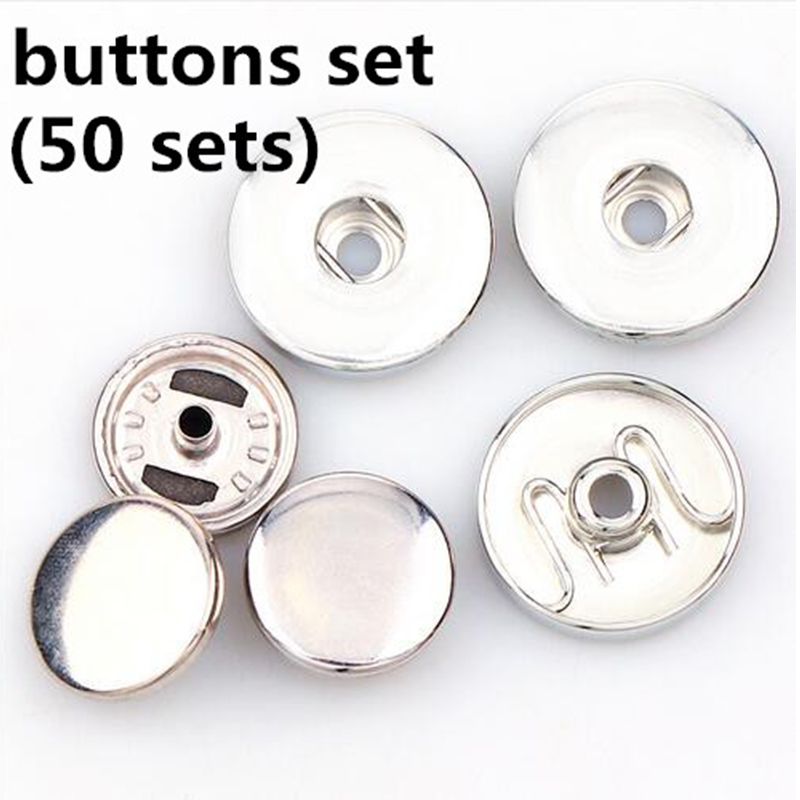 Snap Fastener Set - ชุดอุปกรณ์ติดกระดุมแบบกด 12 มม./18 มม. จำนวน 50