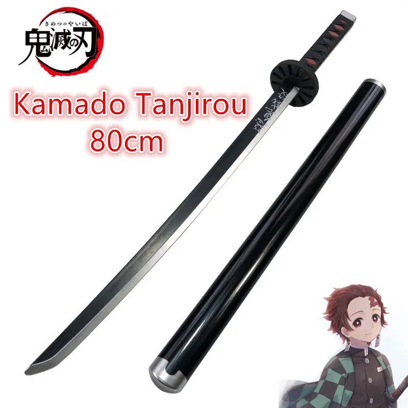 Cosplay Prop Katana - ดาบคาตานะคอสเพลย์อนิเมะ Demon Slayer ขนาด 80 ซม.