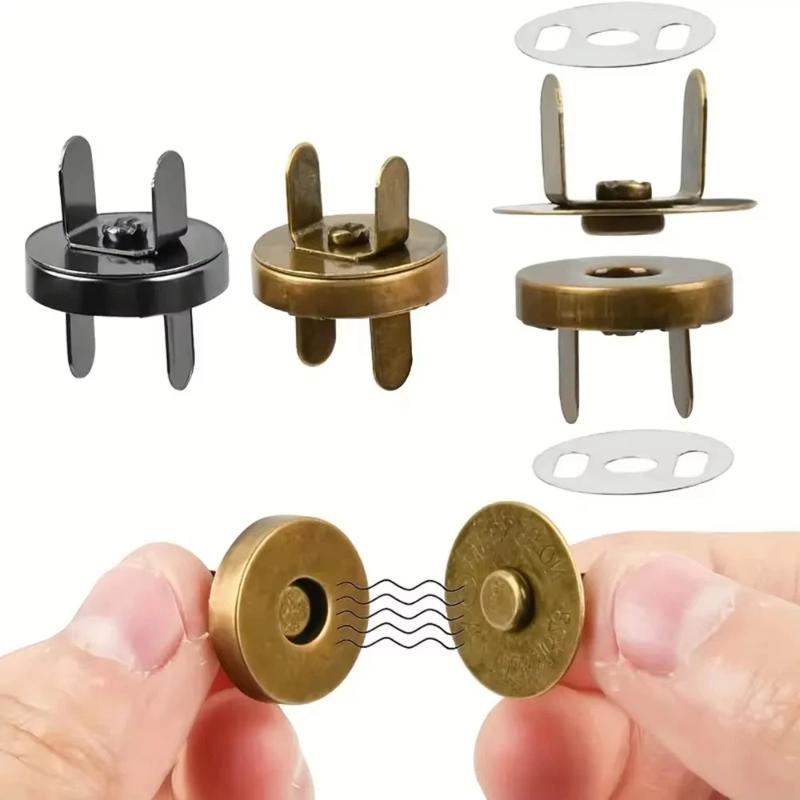 Snap Fastener Set - 1 ชุดตัวล็อคแม่เหล็กแบบกด 14/18 มม. สำหรับกระเป๋าถือ กระเป๋าสตางค์