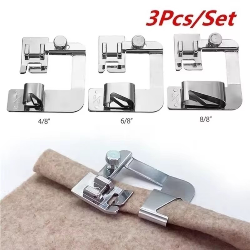 Snap Fastener Set - ชุดอุปกรณ์เย็บชายผ้า 1/3 ชิ้น ตัวเย็บชายผ้าแบบกว้าง 1 ชิ้น
