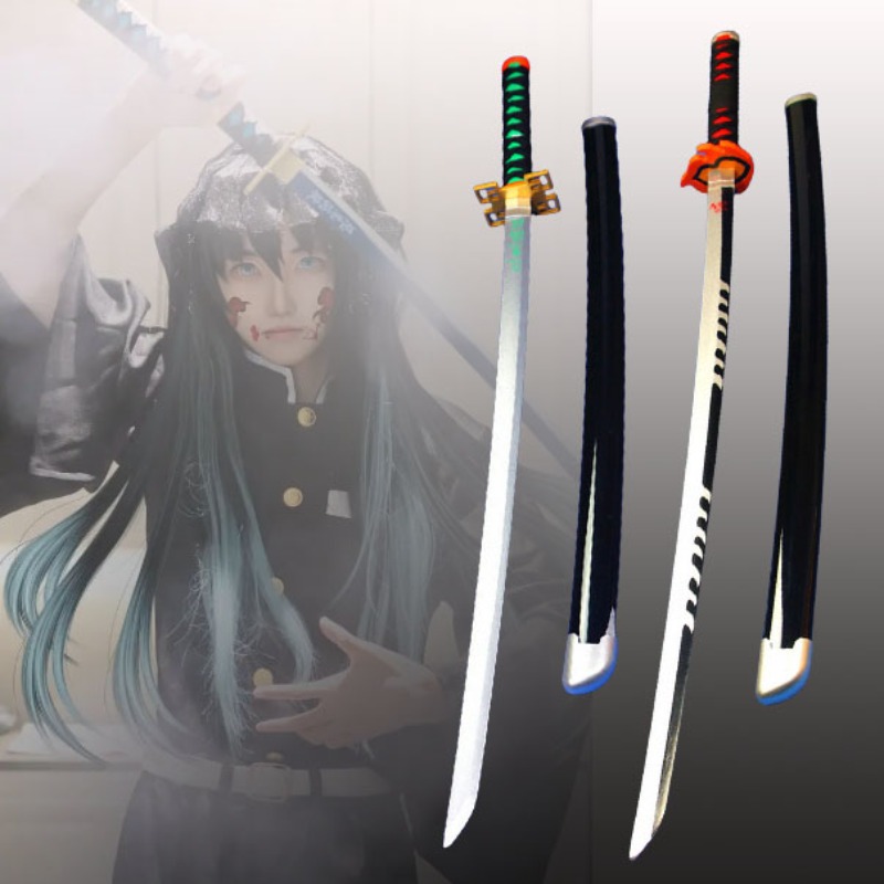 Cosplay Prop Katana - 41in/104 ซม.Demon Slayer Katana Anime Ninja