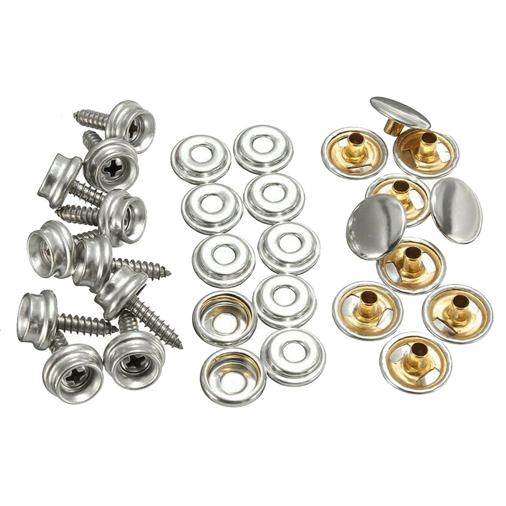 ชุดสกรูยึดผ้าใบสแตนเลส30ชิ้น,  - Snap Fastener Set บทวิจารณ์และราคา