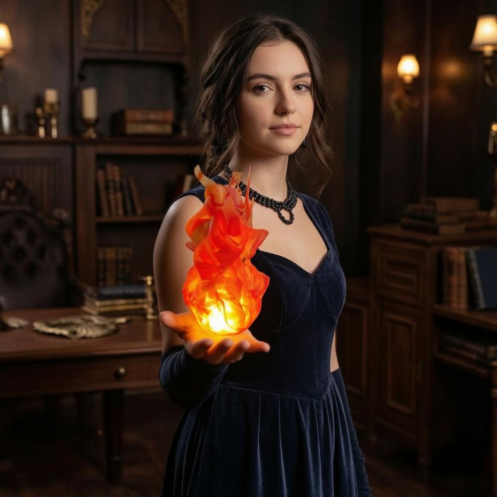 อุปกรณ์ประกอบฉากไฟลูกบอลแบบพกพ - Cosplay Fireball Prop บทวิจารณ์และราคา