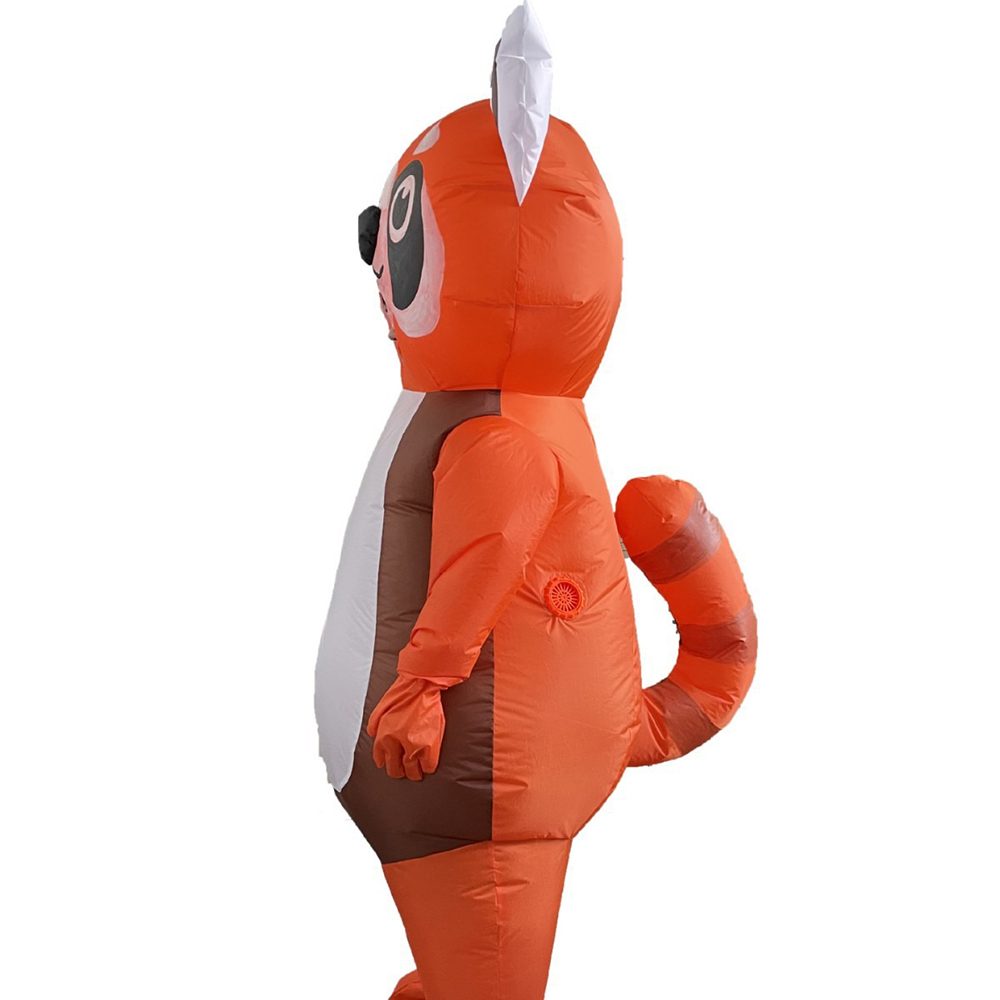 ชุดพองลมแพนด้าสีส้มแดงแบบเต็มต - Cosplay Prop Business บทวิจารณ์และราคา
