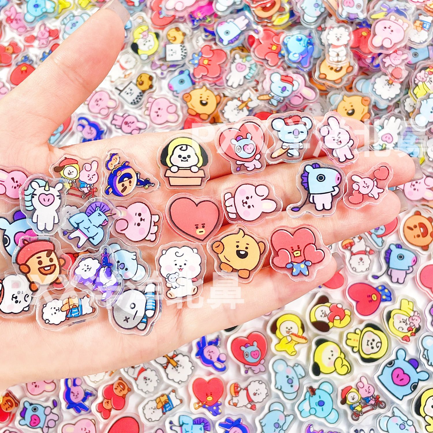 100 ชิ้น BT21 BTS แผ่นอะคริลิก - Cosplay Prop Diy บทวิจารณ์และราคา
